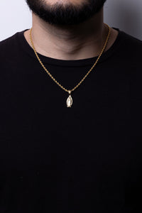 Set lazo + dije Virgen María de Guadalupe | Enchape de oro 18k