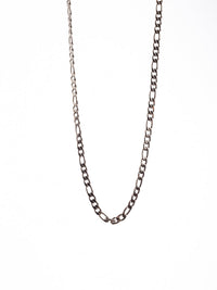 Cadena tejido escalera 3x1 Plateada - 60cm