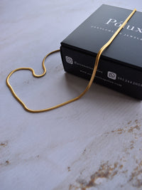 Cadena Serpiente | Enchape De Oro 18k