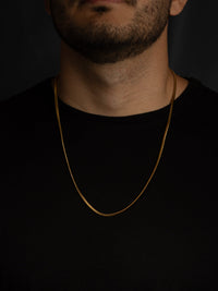 Cadena Serpiente | Enchape De Oro 18k
