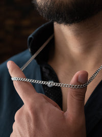 Cadena Cubana Silver