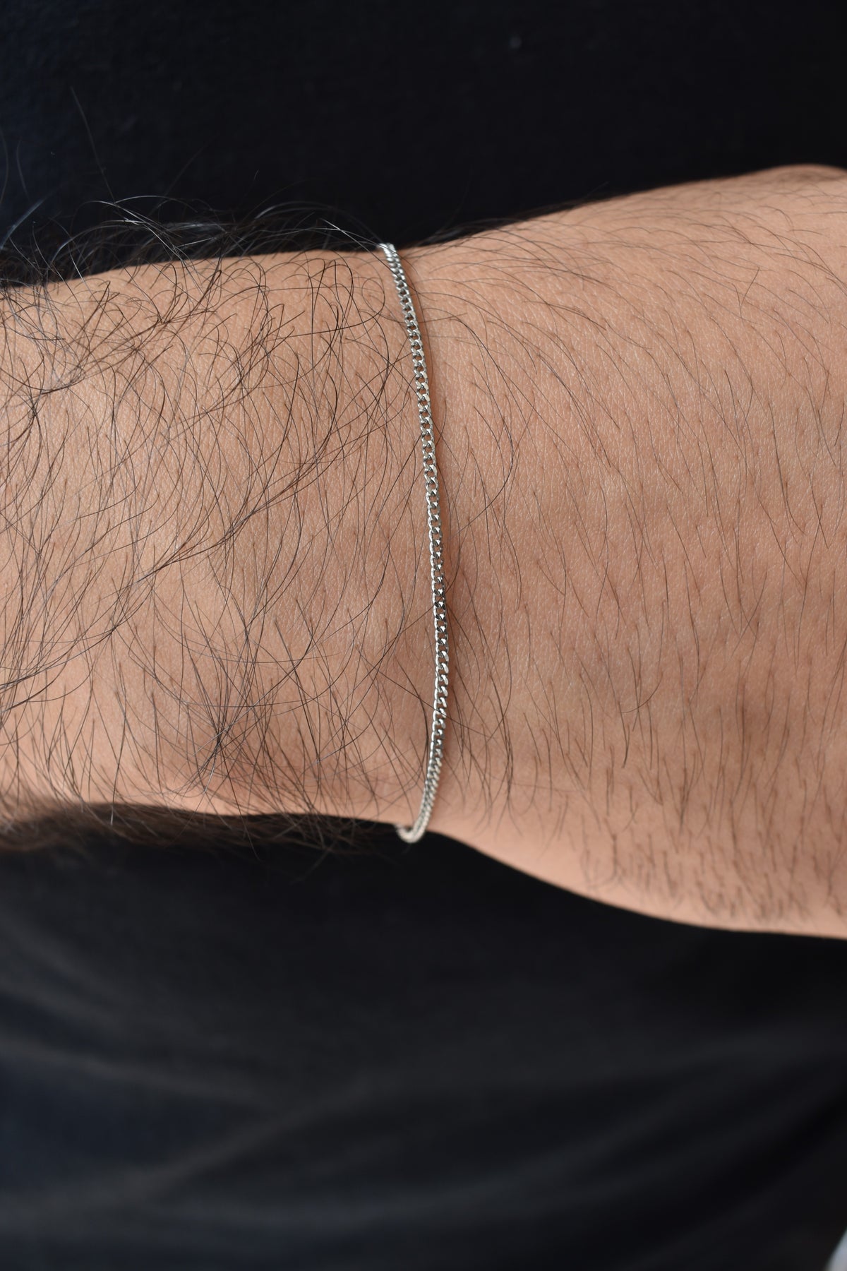 Pulsera micro cubana silver