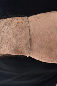 Pulsera micro cubana silver
