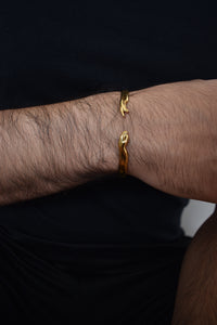 Pulsera La Creación Golden - Enchape de oro 18k