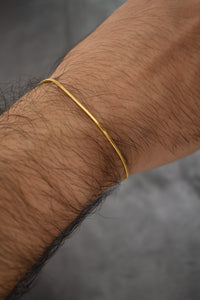 Pulsera micro serpiente golden - Enchape en oro 18k