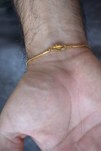 Pulsera micro serpiente golden - Enchape en oro 18k