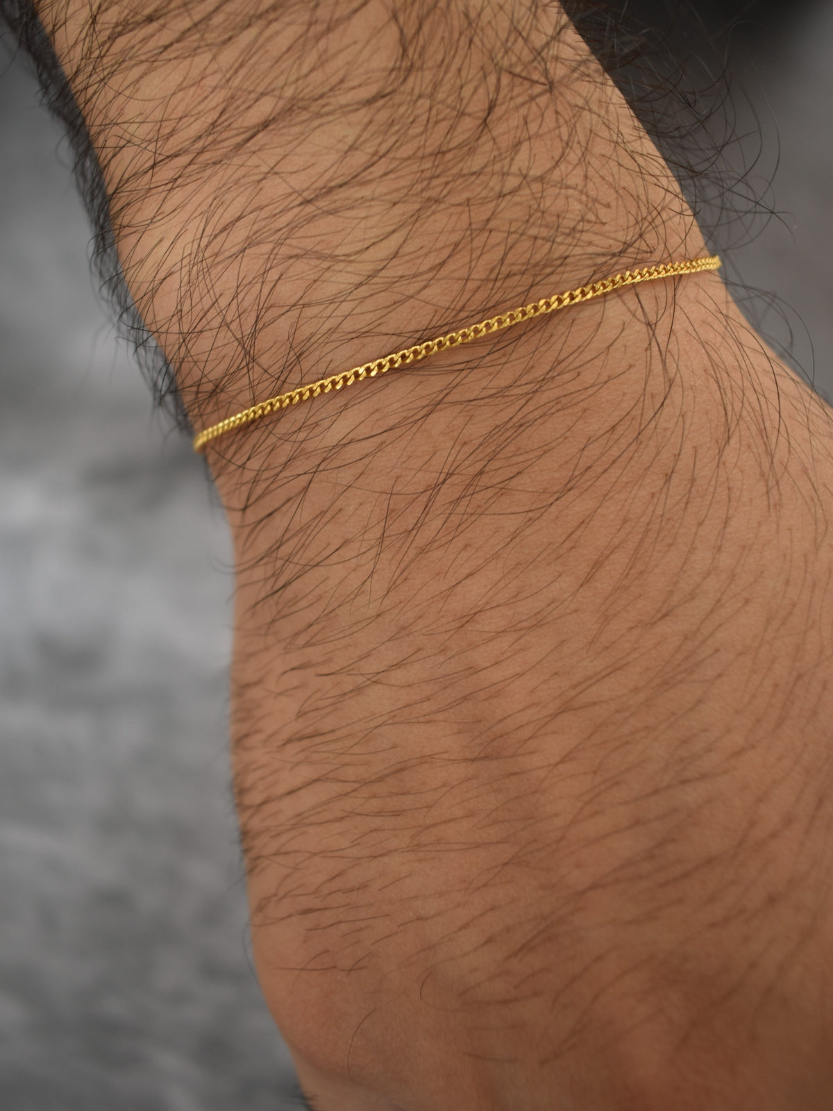Esclava Tejido Micro Cubana Enchape Oro 18K