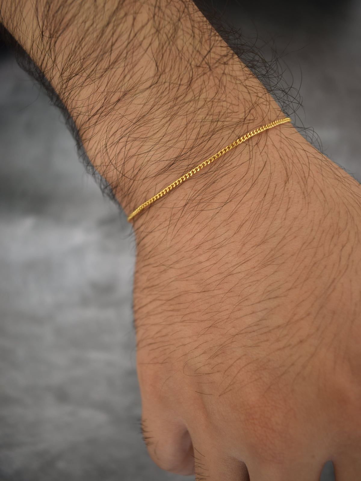 Esclava Tejido Micro Cubana Enchape Oro 18K