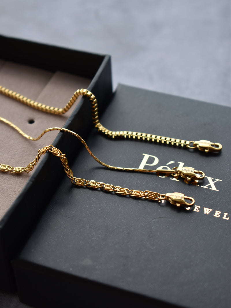 Set x3 Pulseras Minimalistas Enchape Oro 18K