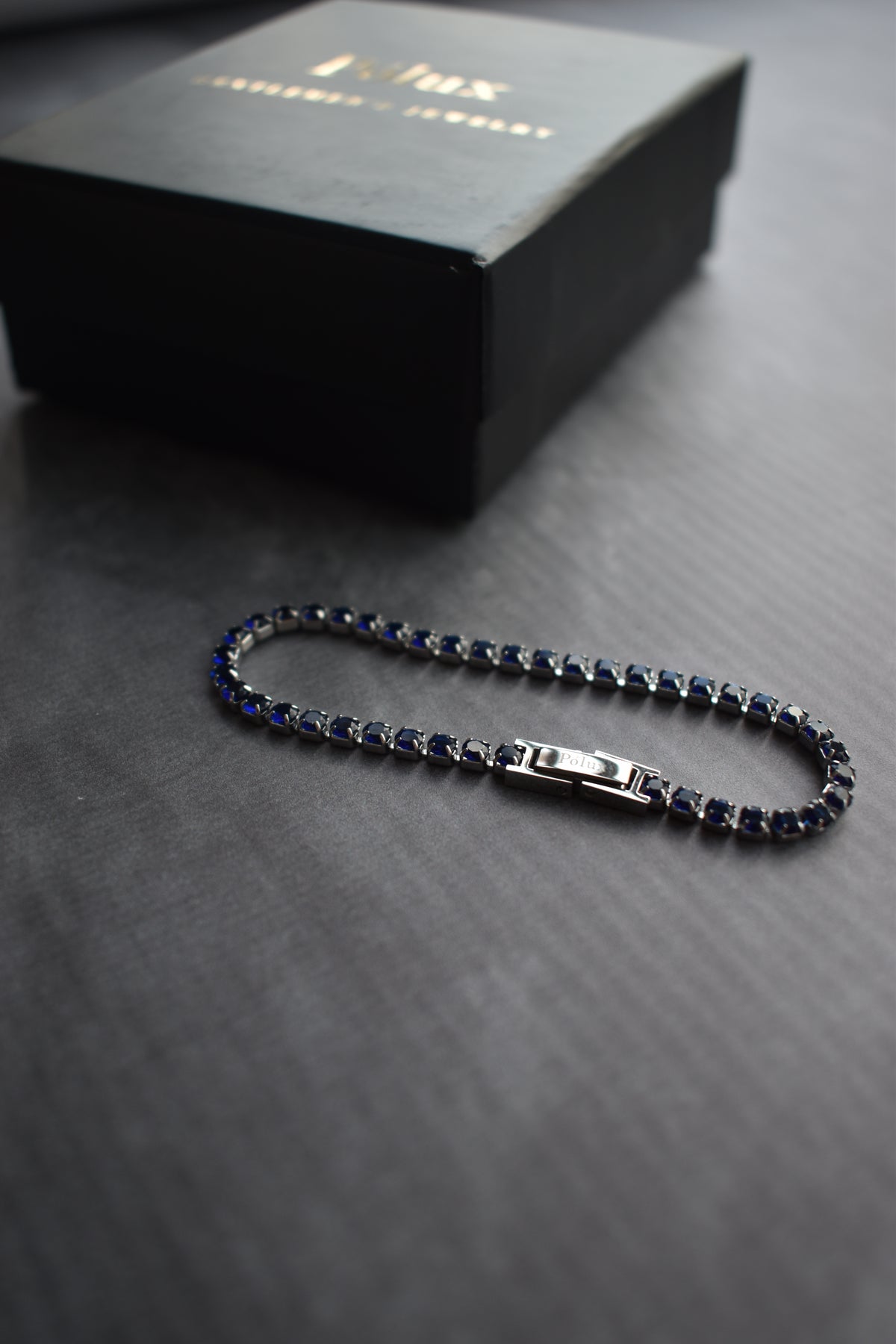 Pulsera tennis Silver Zafiro