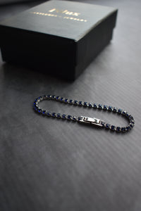 Pulsera tennis Silver Zafiro