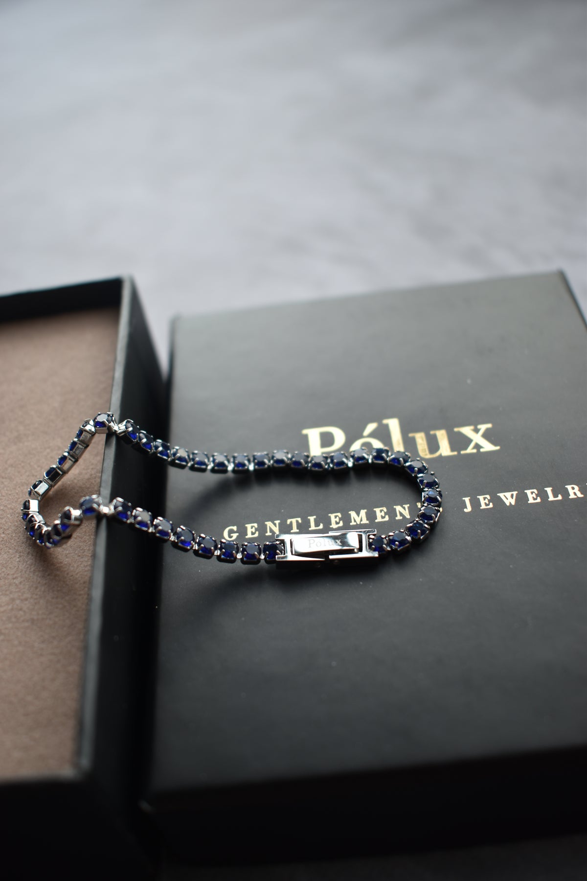 Pulsera tennis Silver Zafiro