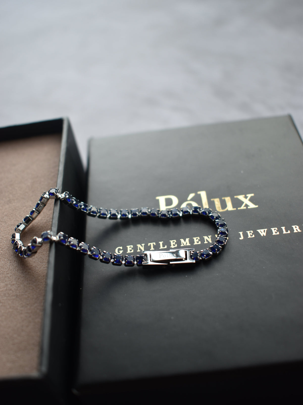 Pulsera tennis Silver Zafiro