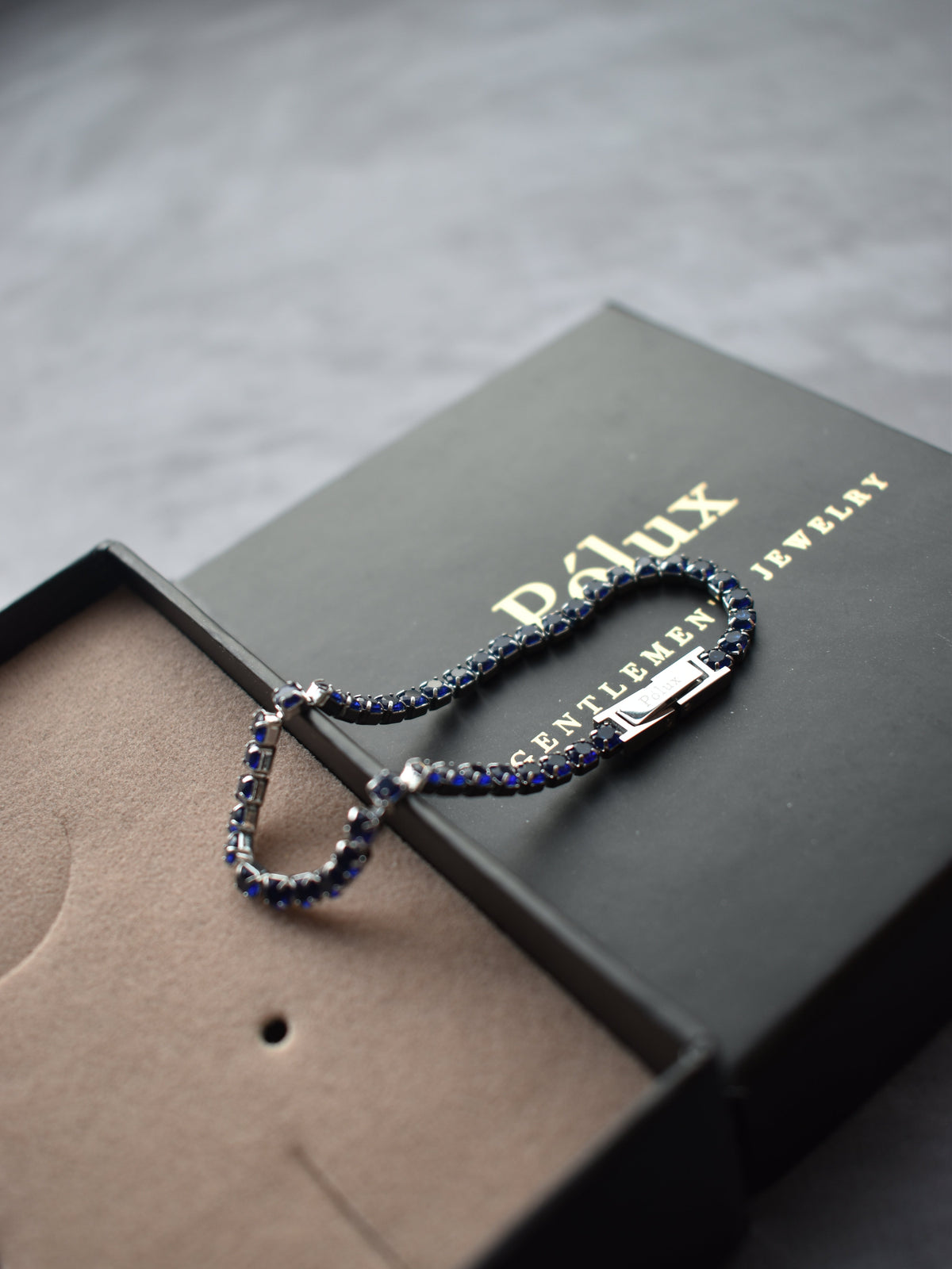 Pulsera tennis Silver Zafiro
