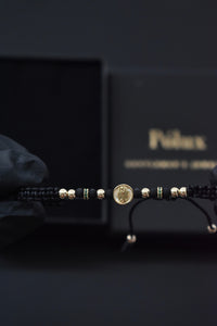 Pulsera San Benito & Virgen Guadalupe| Oro laminado 18 K