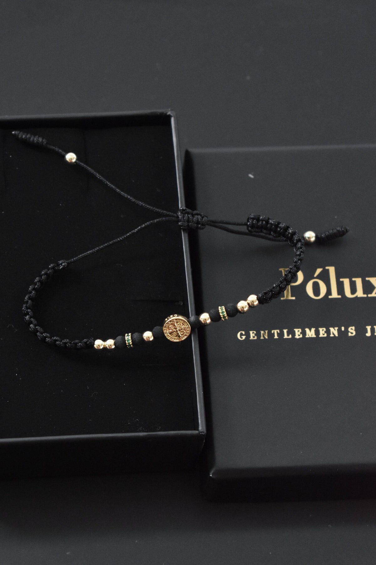 Pulsera San Benito & Virgen Guadalupe| Oro laminado 18 K