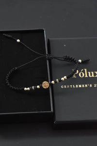 Pulsera San Benito & Virgen Guadalupe| Oro laminado 18 K