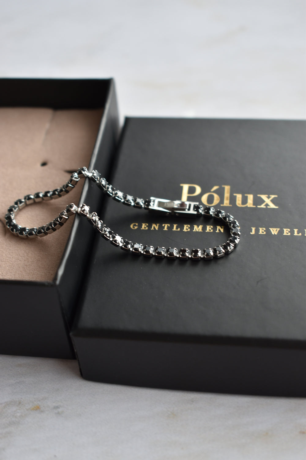 Pulsera tennis Silver Onix
