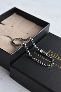 Pulsera tennis Silver Onix