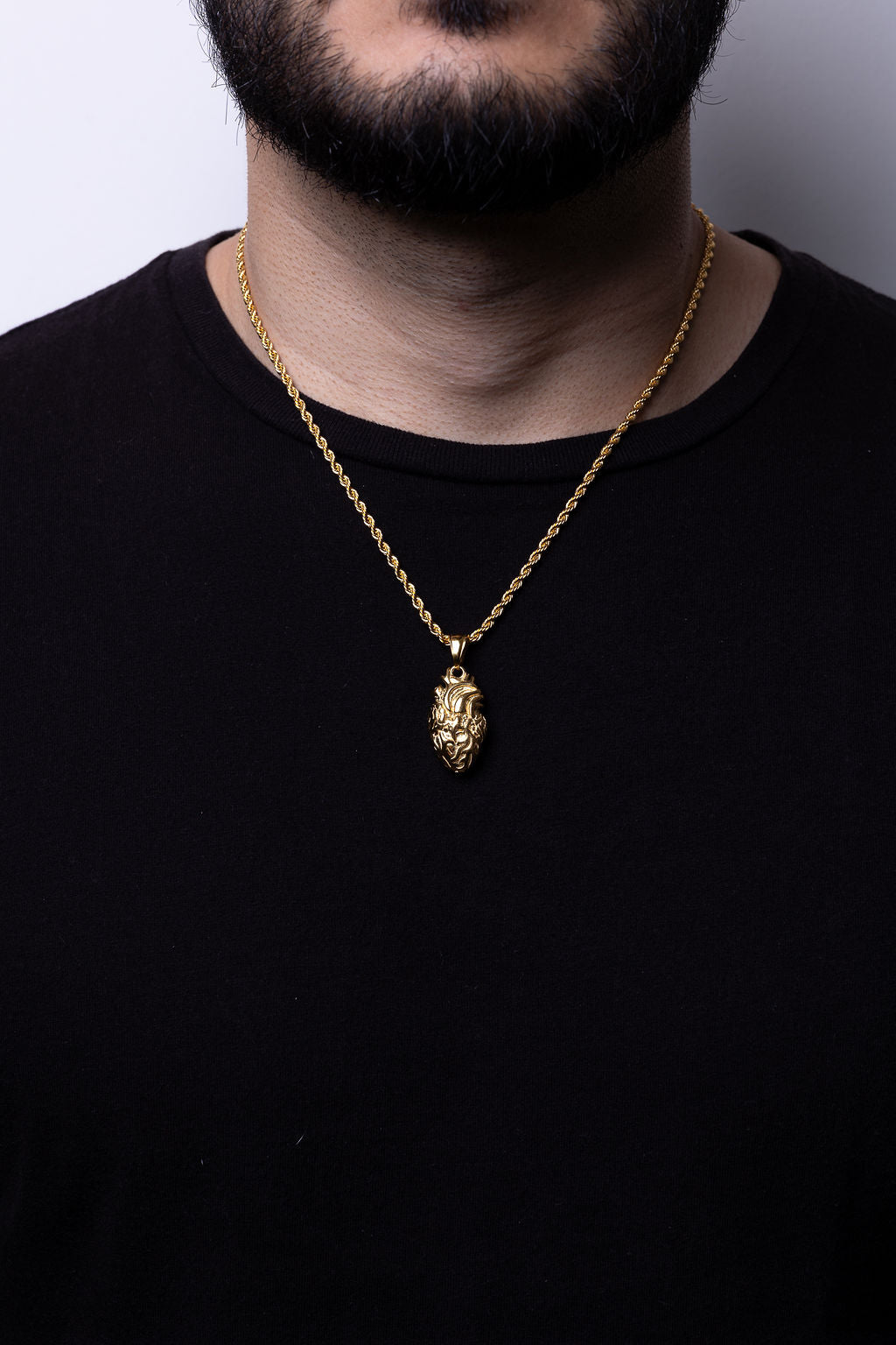 Set lazo + dije Corazón| Enchape de oro 18k