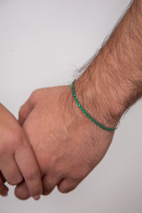 Pulsera tennis Silver Esmeralda