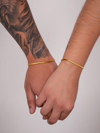 Set Esclavas Tejido Serpiente Parejas