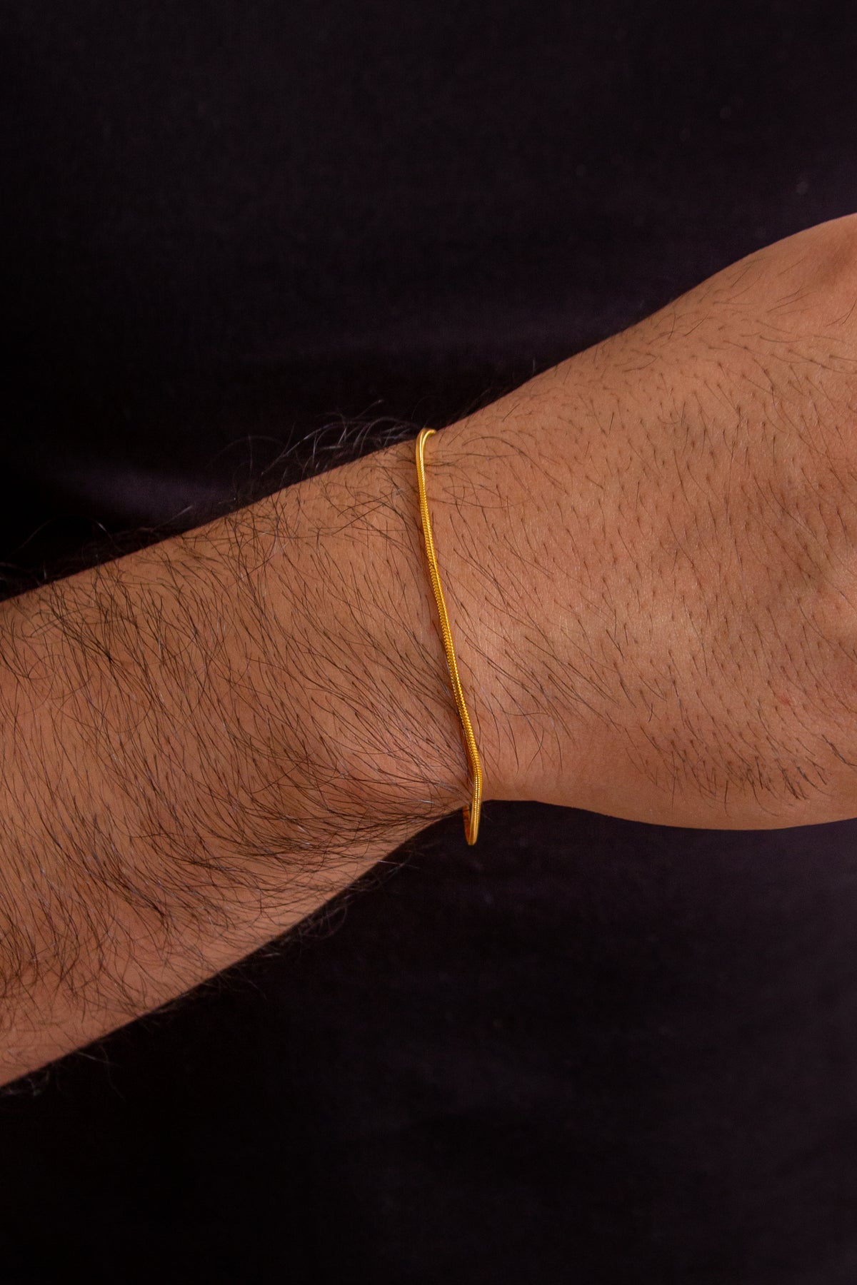 Pulsera micro serpiente golden - Enchape en oro 18k