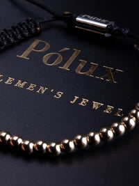 Pulsera Balines 4mm Oro Laminado 18K