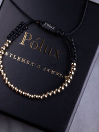 Pulsera Balines 4mm Oro Laminado 18K