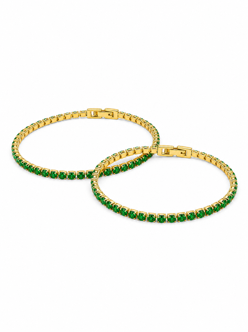Pulseras tennis para parejas