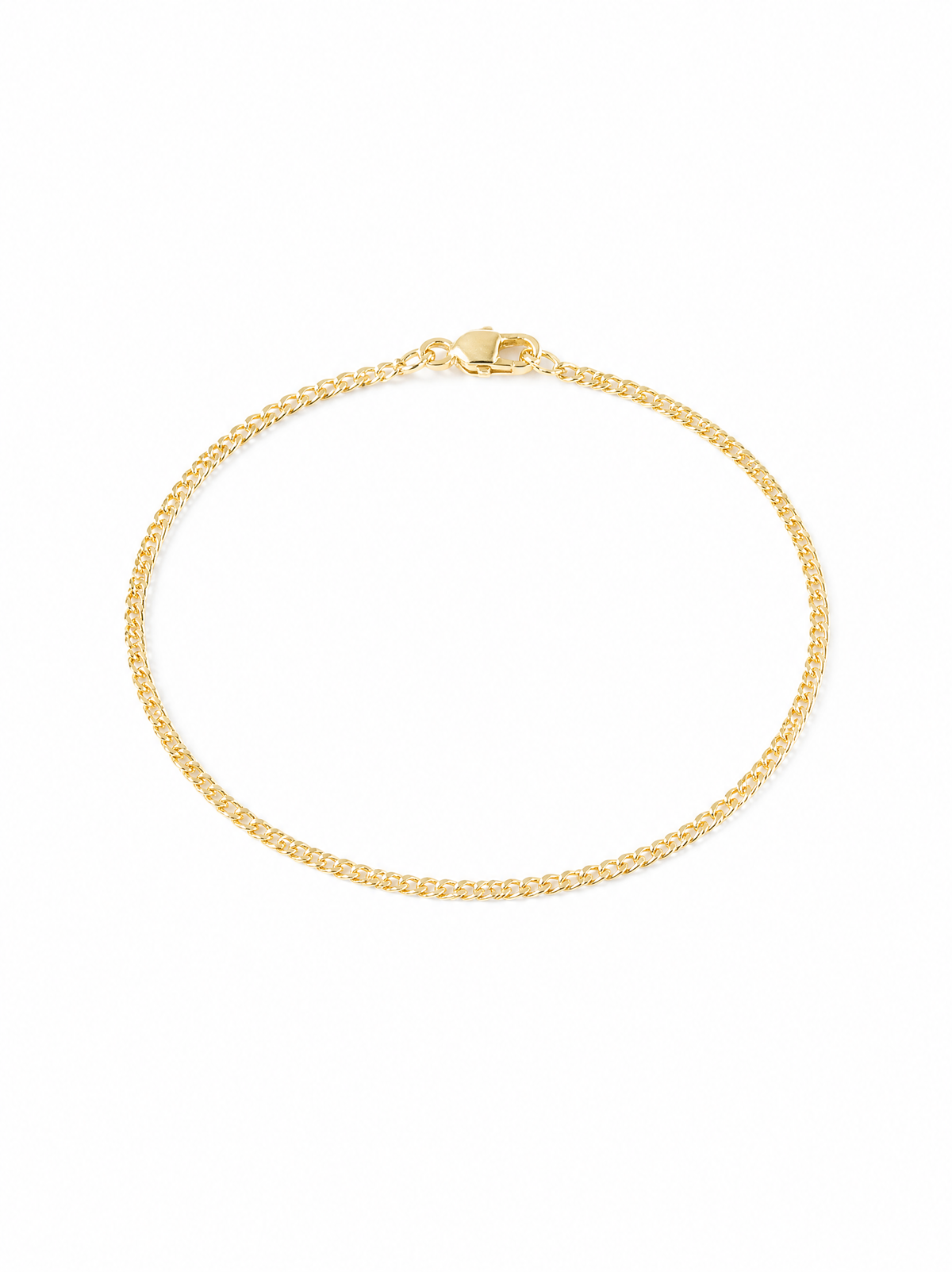 Pulsera micro cubana golden - Enchape en oro 18k