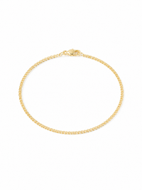 Pulsera micro cubana golden - Enchape en oro 18k