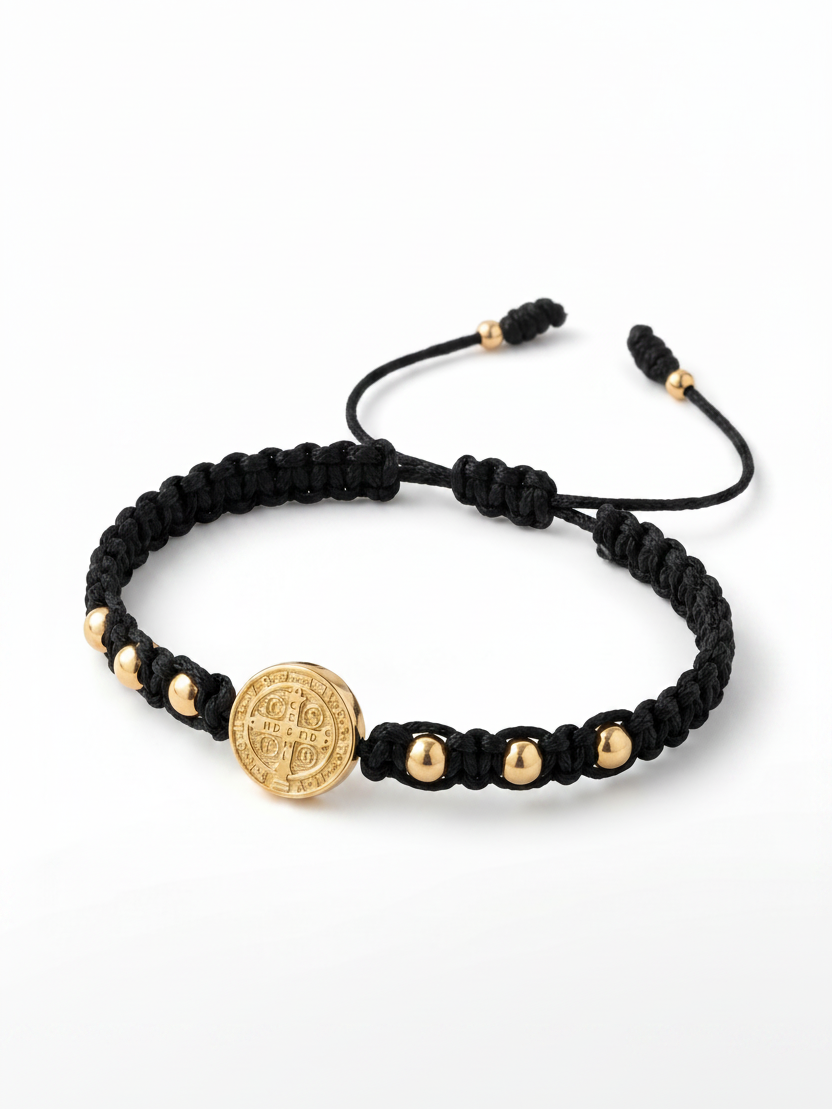 Pulsera San Benito Aurelius | Oro Laminado 18K Unisex