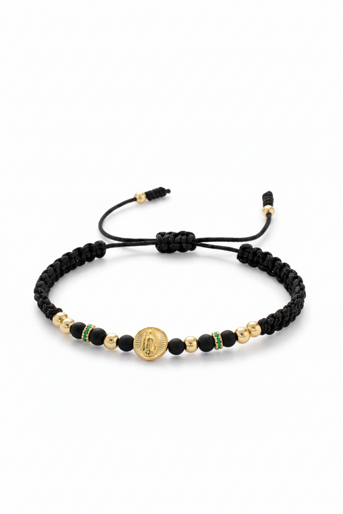 Pulsera virgen de guadalupe 18k