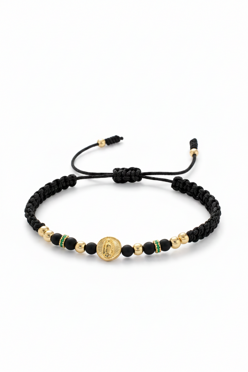 Pulsera virgen de guadalupe 18k