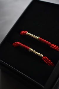 Pulseras Pareja Oro Laminado 18K con Circones – Artemisa