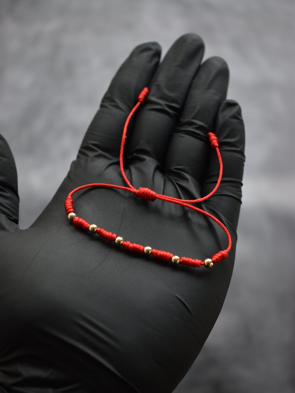 Set Pulseras 7 Nudos Hilo Rojo Parejas