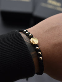 Pulsera San Benito Aurelius | Oro Laminado 18K Unisex