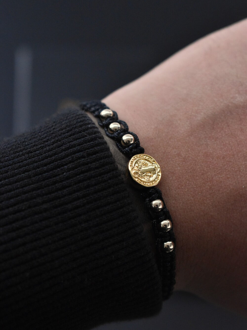 Pulsera San Benito Aurelius | Oro Laminado 18K Unisex