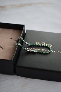Pulsera tennis Silver Esmeralda