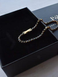 Pulsera Tennis Golden Onix