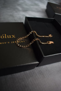 Pulsera tennis Oro rosa Onix