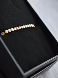 Pulsera Tennis Golden Diamante