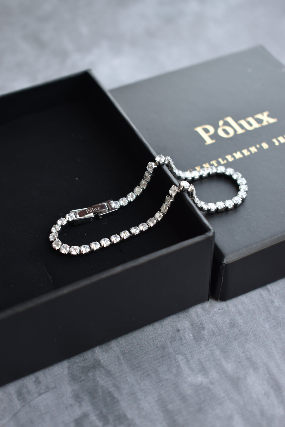 Pulsera tennis plata diamante 1