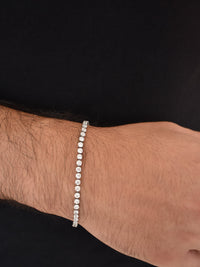 Pulsera Tennis Silver Diamante