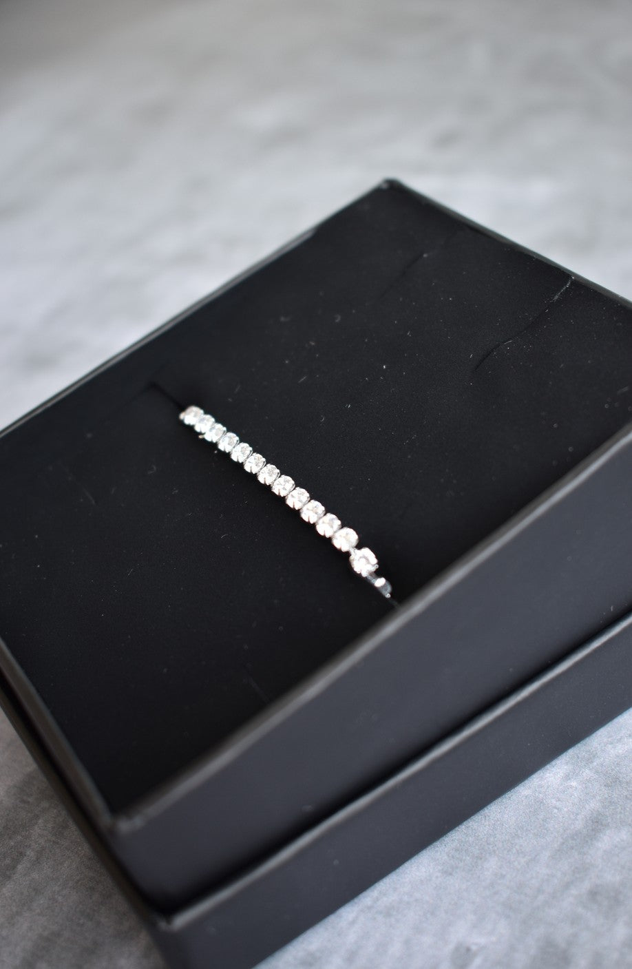 Pulsera tennis plata diamante 4