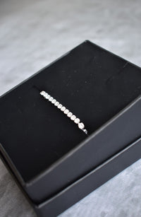 Pulsera tennis plata diamante 4