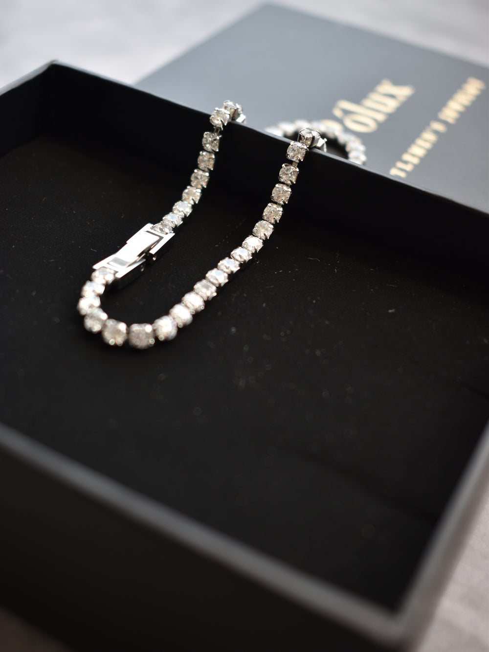 Pulsera Tennis Silver Diamante