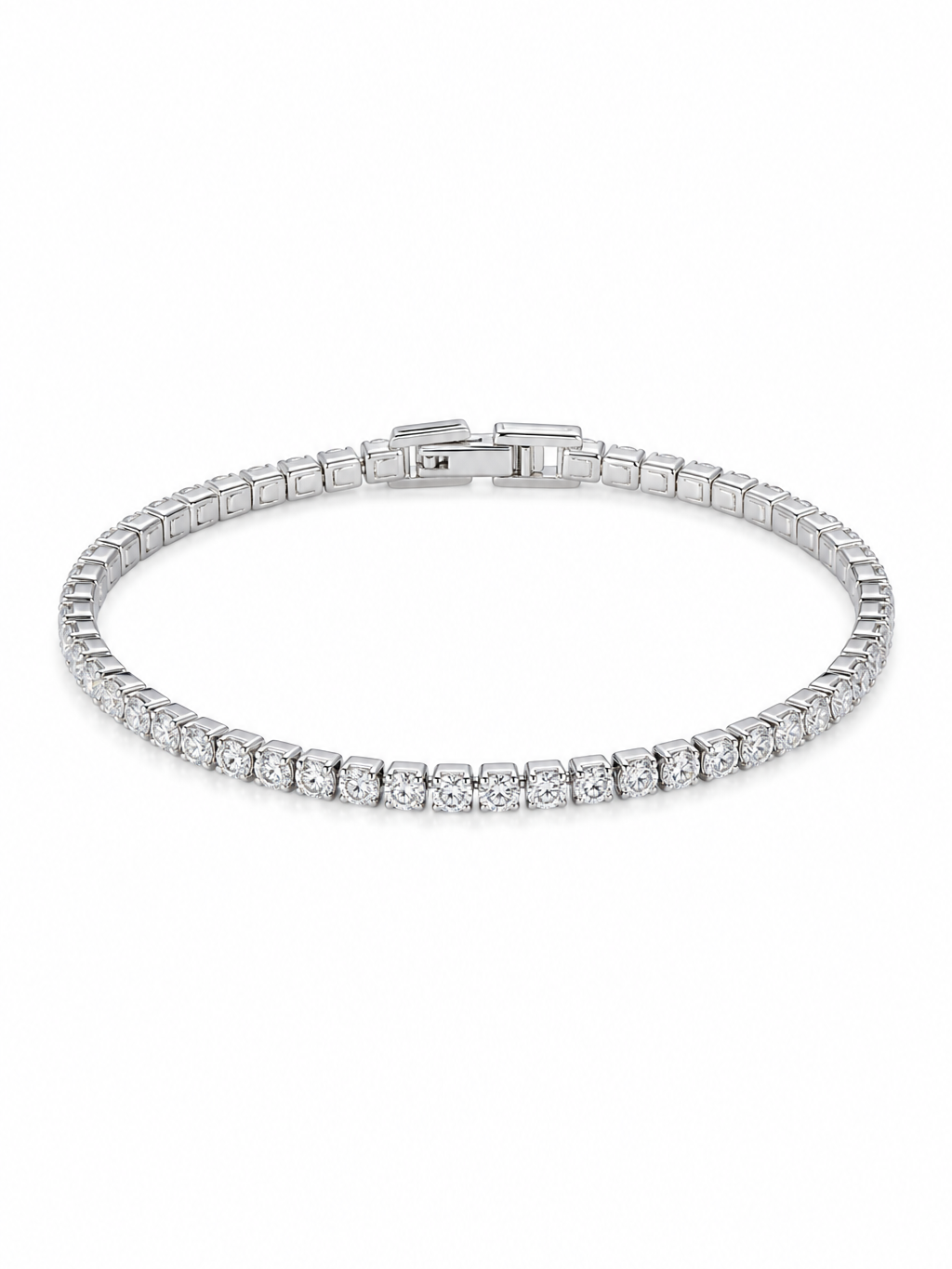 Pulsera Tennis Silver Diamante