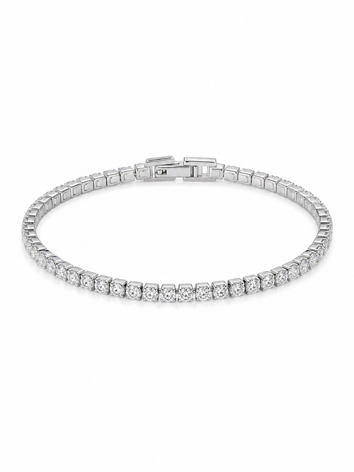 Pulsera Tennis Silver Diamante